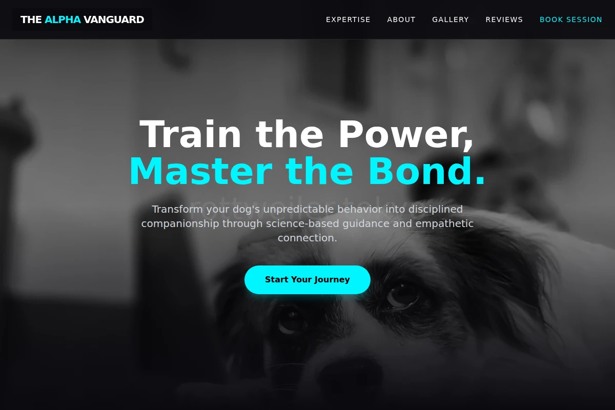 Firm Dog Behavior