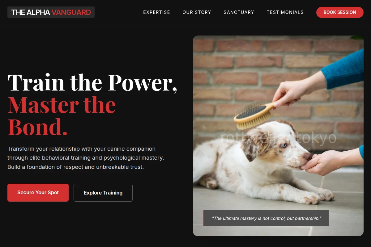 Structure Dog Training