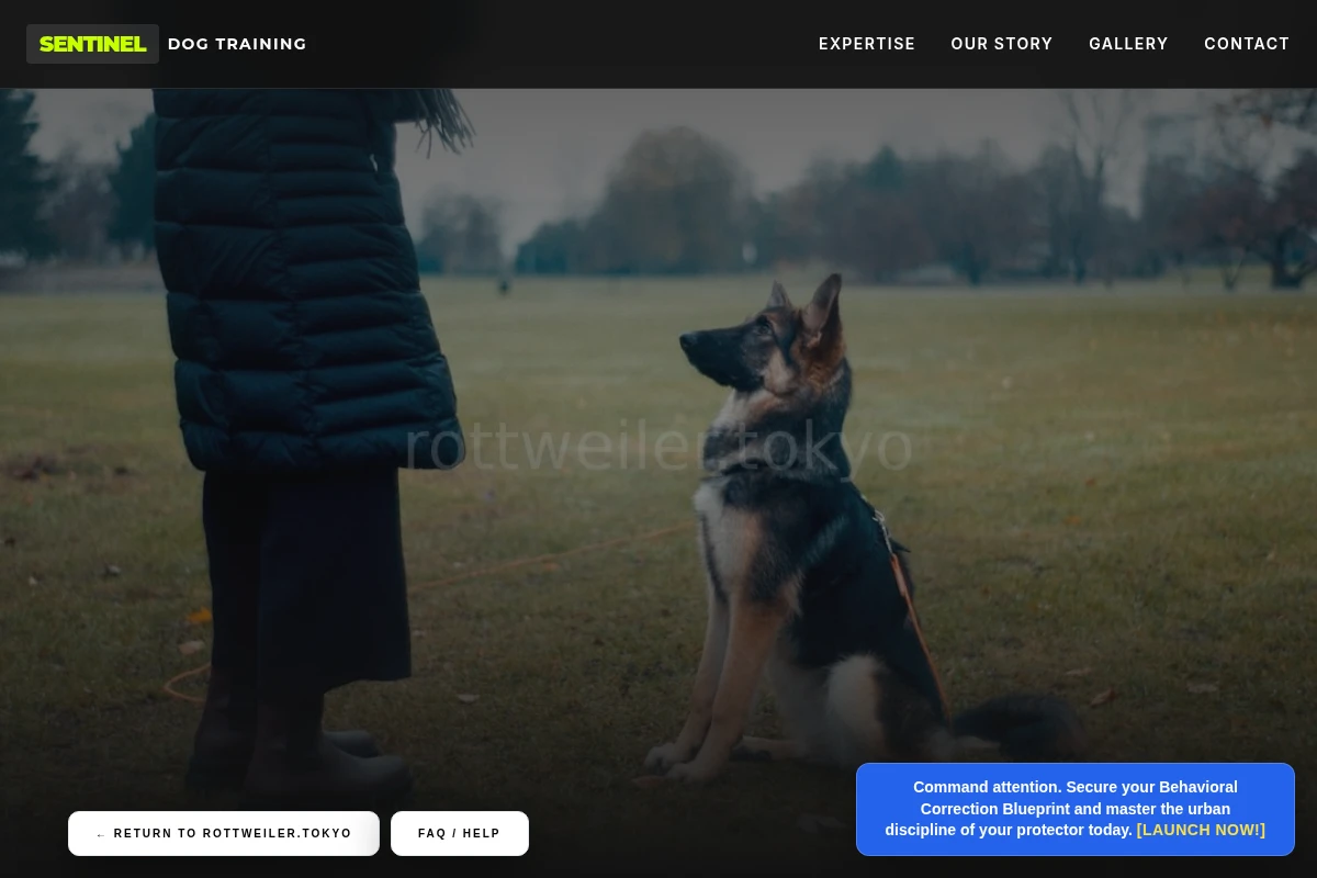 Sentinel Dog Training
