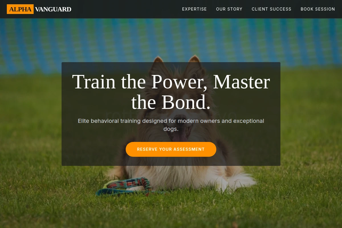 Vanguard Dog Training